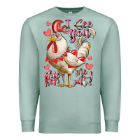 Seafoam i see you chicken me out Premium Sweatshirt - RacoonDesign