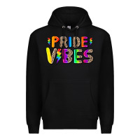 Black prıde vıbes Premium Hoodie - AdoDesignShop