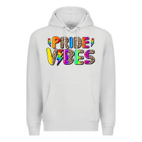 Dove Grey prıde vıbes Premium Hoodie - AdoDesignShop