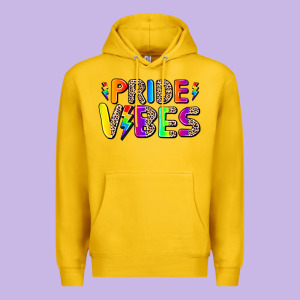 Prıde Vıbes Premium Hoodie Designed By Adodesignshop