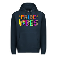 Navy prıde vıbes Premium Hoodie - AdoDesignShop