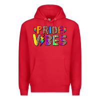 Red prıde vıbes Premium Hoodie - AdoDesignShop