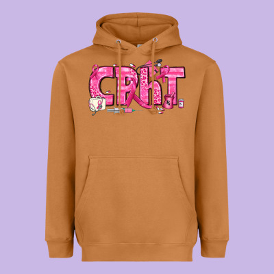 Breast Cancer Cpht Pharmacy Technician Heavyweight Hoodie Designed By Texasbilliewilder