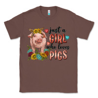 Chestnut western just girl who loves pigs Classic Tee - texasbilliewilder