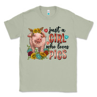 Matcha western just girl who loves pigs Classic Tee - texasbilliewilder