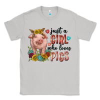 Moon Dust western just girl who loves pigs Classic Tee - texasbilliewilder
