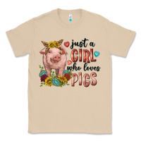 Mushroom western just girl who loves pigs Classic Tee - texasbilliewilder