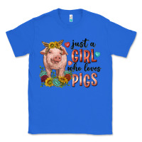 True Royal western just girl who loves pigs Classic Tee - texasbilliewilder