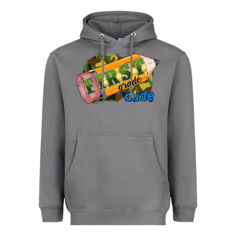 First Grade Dude Heavyweight Hoodie by RanaPortraitStore | Teevron