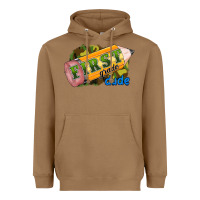 Toasted Coconut first grade dude Heavyweight Hoodie - RanaPortraitStore