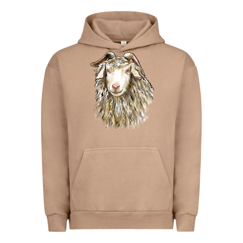 Angora Goat Face Urban Hoodie by LillyAllenDesigns | Teevron