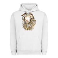 Pigment Lunar Rock Angora Goat Face Urban Hoodie - LillyAllenDesigns