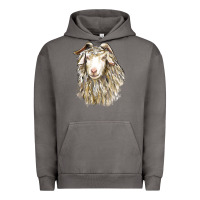 Pigment Tornado Angora Goat Face Urban Hoodie - LillyAllenDesigns