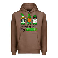 Chestnut hanging with my gnomies african american nurse gnomies Premium Hoodie - BarkalooDesign