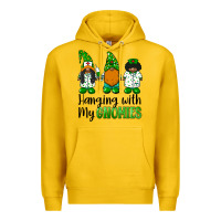 Lemon hanging with my gnomies african american nurse gnomies Premium Hoodie - BarkalooDesign