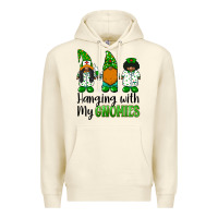 Sandshell hanging with my gnomies african american nurse gnomies Premium Hoodie - BarkalooDesign