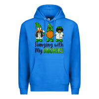 True Royal hanging with my gnomies african american nurse gnomies Premium Hoodie - BarkalooDesign