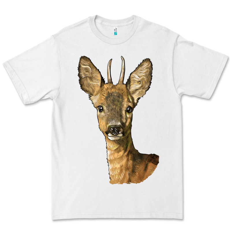 Red Brocket Deer Head Premium Tee by LillyAllenDesigns | Teevron