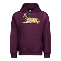Mauve Wine Spanish Goat Urban Hoodie - LillyAllenDesigns