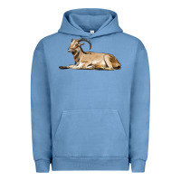 Pigment Pebble Blue Spanish Goat Urban Hoodie - LillyAllenDesigns