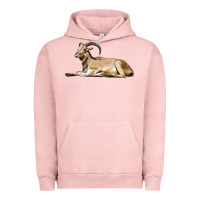 Pigment Salmon Spanish Goat Urban Hoodie - LillyAllenDesigns