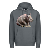Rock Baby Rhino Illustrations Premium Hoodie - LillyAllenDesigns