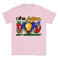 Bubblegum Pink im an autism dad whats your superpower Classic Tee - Zillion Design Studio