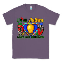 Lavender im an autism dad whats your superpower Classic Tee - Zillion Design Studio