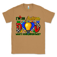 Toasted Coconut im an autism dad whats your superpower Classic Tee - Zillion Design Studio