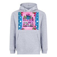 Heather Grey ohana means family stitch Heavyweight Hoodie - Zillion Design Studio