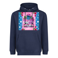 Navy ohana means family stitch Heavyweight Hoodie - Zillion Design Studio