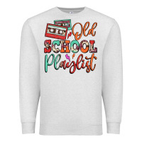 Oatmeal Heather old school playlist cassette Premium Sweatshirt - FaDigitalArtStudio