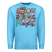 Ocean Blue old school playlist cassette Premium Sweatshirt - FaDigitalArtStudio