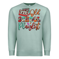 Seafoam old school playlist cassette Premium Sweatshirt - FaDigitalArtStudio