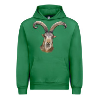 Emerald spanish goat face Urban Hoodie - LillyAllenDesigns