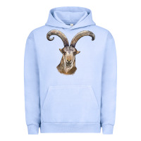 Pigment Grape Ice spanish goat face Urban Hoodie - LillyAllenDesigns