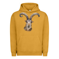 Pigment Peanut Butter spanish goat face Urban Hoodie - LillyAllenDesigns