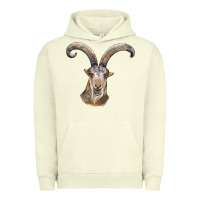 Pigment Pistachio spanish goat face Urban Hoodie - LillyAllenDesigns