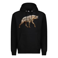 Black hyena Premium Hoodie - LillyAllenDesigns