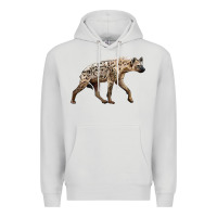 Dove Grey hyena Premium Hoodie - LillyAllenDesigns