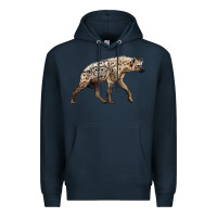 Navy hyena Premium Hoodie - LillyAllenDesigns