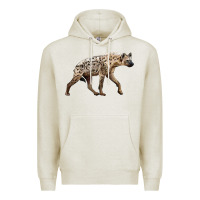 Oatmeal Heather hyena Premium Hoodie - LillyAllenDesigns