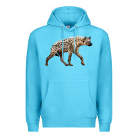Ocean Blue hyena Premium Hoodie - LillyAllenDesigns