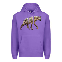 Purple hyena Premium Hoodie - LillyAllenDesigns