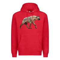 Red hyena Premium Hoodie - LillyAllenDesigns