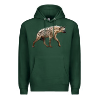 Sports Green hyena Premium Hoodie - LillyAllenDesigns