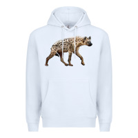 White hyena Premium Hoodie - LillyAllenDesigns