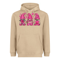 Mushroom Breast Cancer Gnomes Heavyweight Hoodie - texasbilliewilder