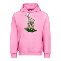 Fuchsia Pink Kiko Goat Urban Hoodie - LillyAllenDesigns