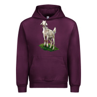 Mauve Wine Kiko Goat Urban Hoodie - LillyAllenDesigns